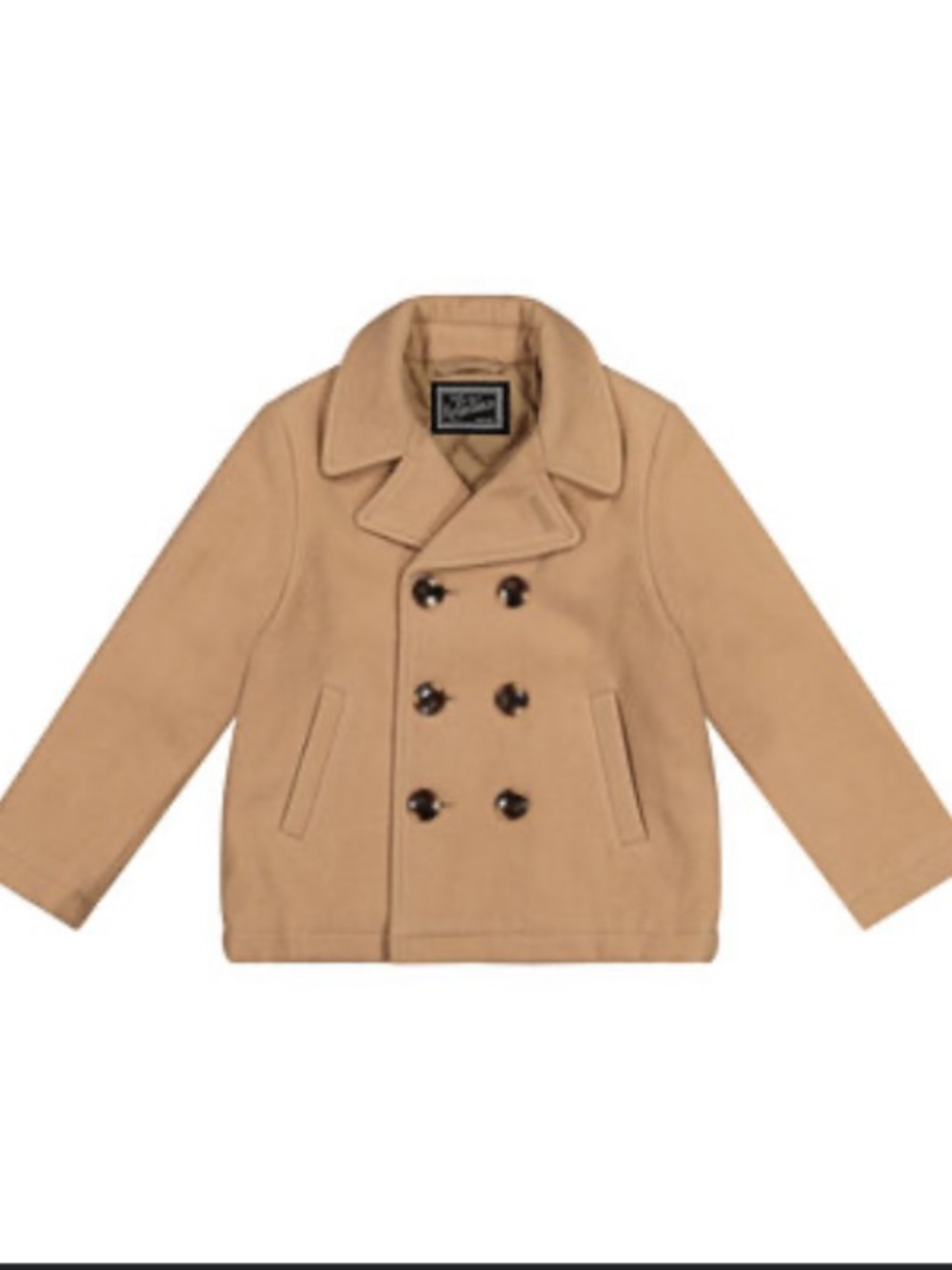 S Rothschild & CO
Toddler and Little Boy 4 Double Breasted Peacoat Tan - Picture 5 of 9